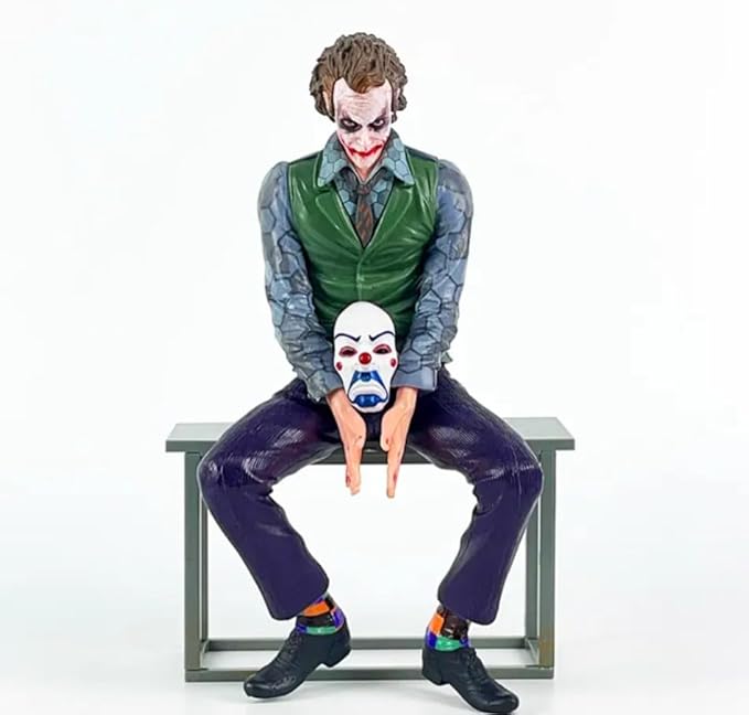 DC JOKER Comic Villain Car Charm Dashboard Toy – 5.5-Inch with mask