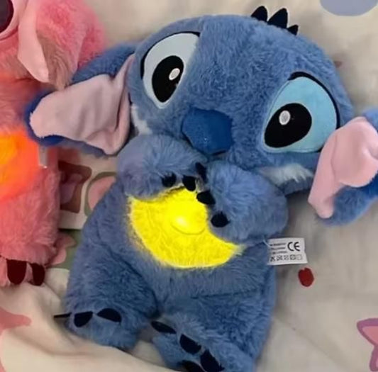 OLSIC Breathing Soft Teddy Bear Plush Sound Machine Baby Gift with music